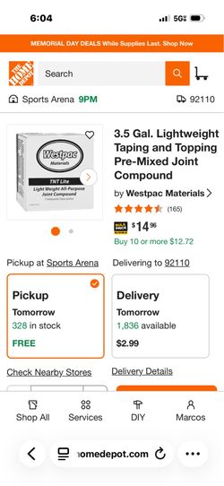 3.5 gal. Lightweight taping and topping