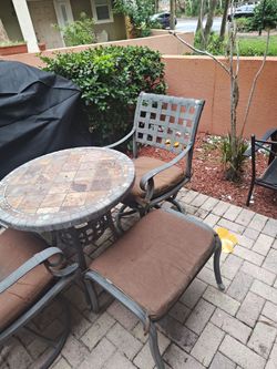 Patio table set