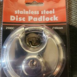 Stainless Steel Disc Padlock