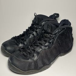 Size 11 Nike Air Foamposite One Prm Triple Black 575420-006