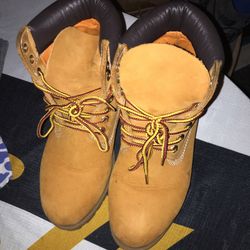 Wheat Timberland Boots 7.5 Mens
