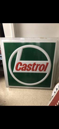 Vintage Castrol Gasoline Sign 