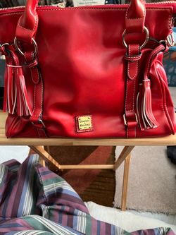 Dooney & Bourke Red Leather Satchel