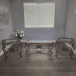 Three-Piece Living Room Coffee Table Set