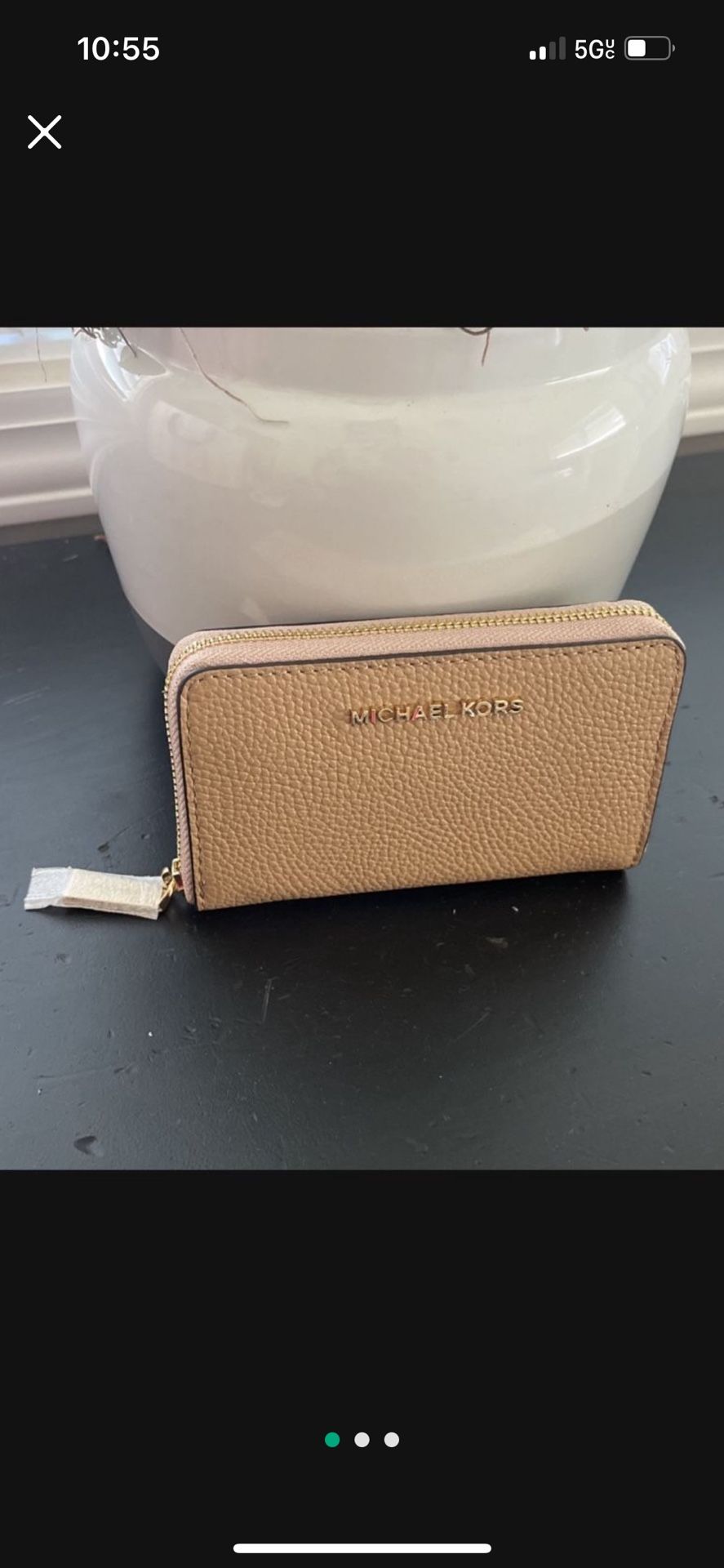 Michael Kors Small Leather Wallet, New