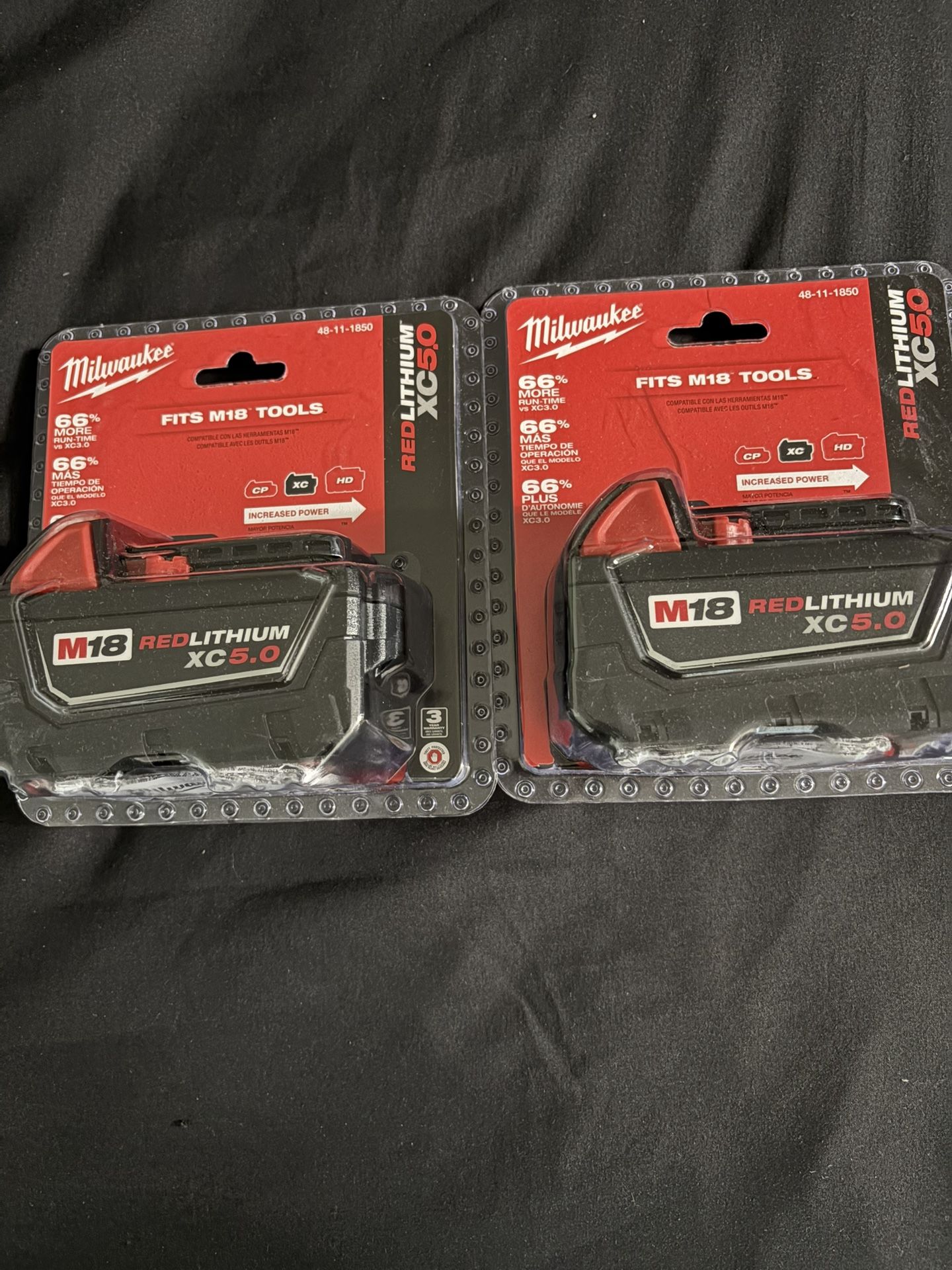 Milwaukee 5.0 Batteries