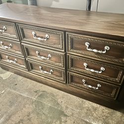 Solid Wood Triple Dresser 