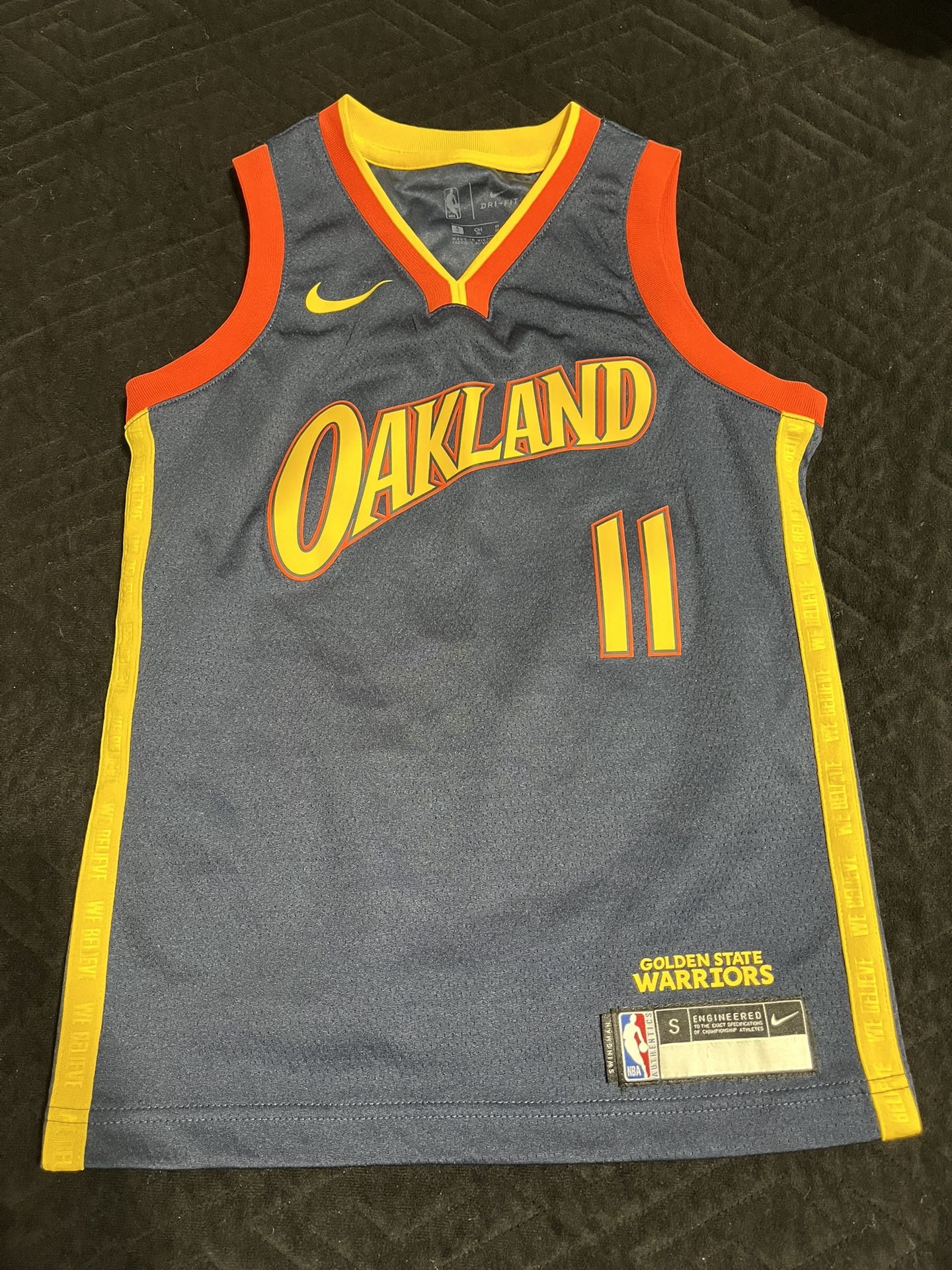 Mitch & Ness Oakland Kids Jersey #11 Sz S(8)