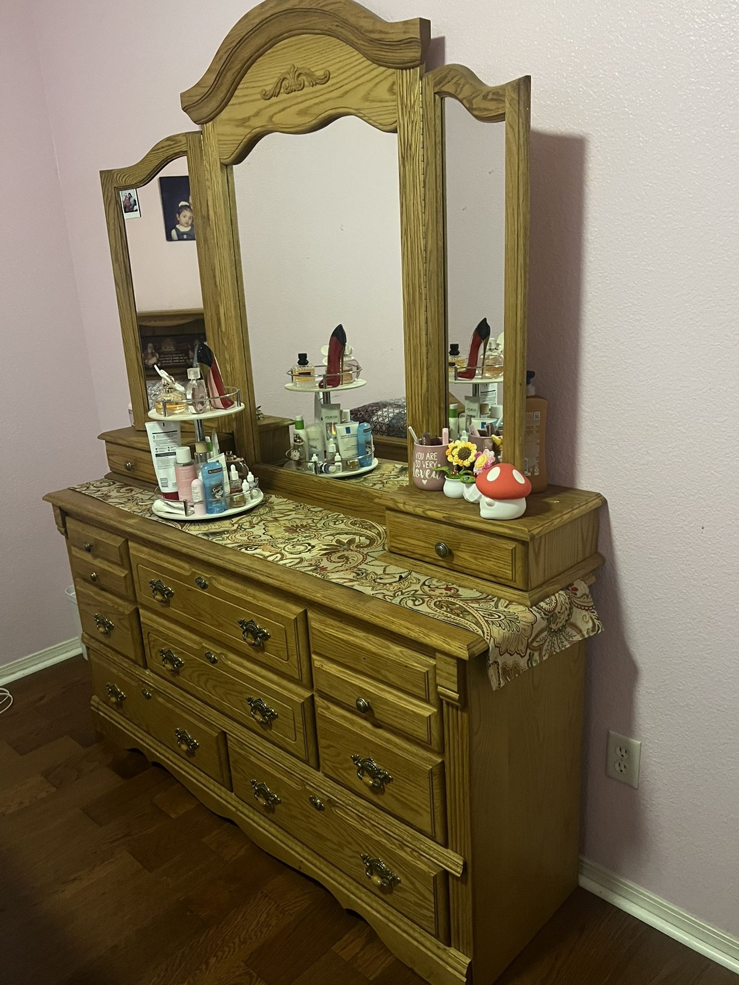 Oak Wood Vanity