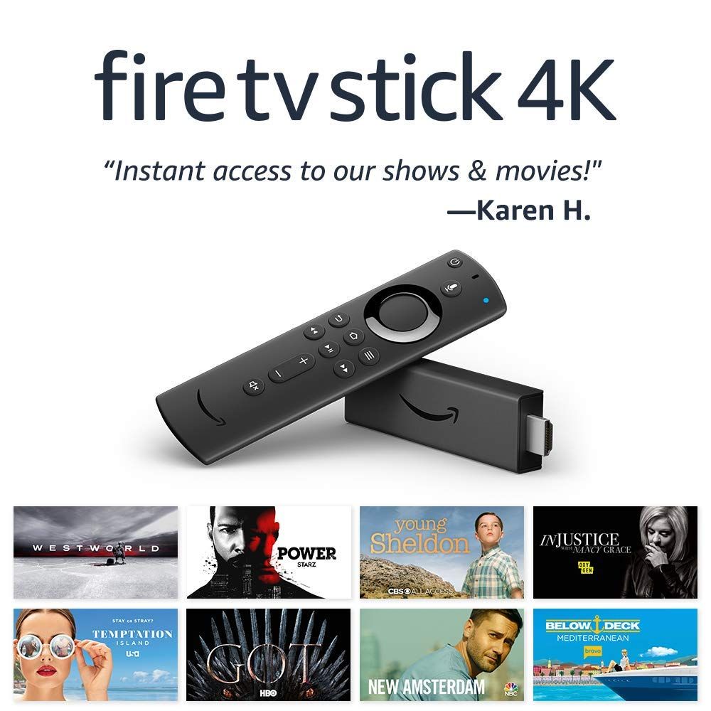 Brand new in box Fire TV streaming stick with Alexa built in, 4K Ultra HD, Dolby Vision, Includes the Alexa Voice Remote