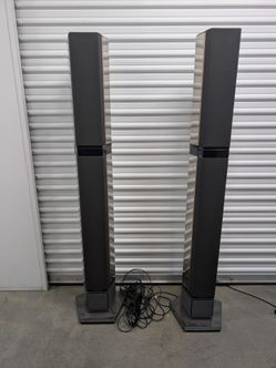 Bang and Olufsen Rowe speakers. Tested and working