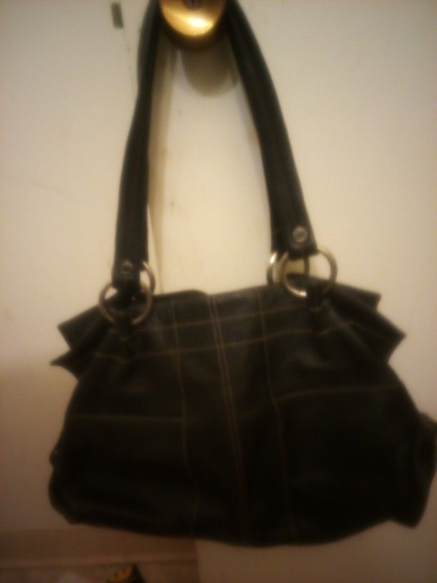 Tignanello Black Hobo Purse