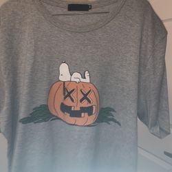 Kaws OF Snoopy Halloween Peanuts T-Shirt Size 5 (XL)