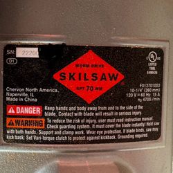 Skilsaw Sawsaquatch 10 1/4” Worm Drive Circular Saw SPT70WM