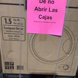 Magic Chef Compact 1.5 cu. ft. Electric Dryer in White