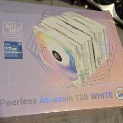 Peerless Assasin 120 White Amd Intel Cpu Cooler Fan Heatsink Am4 