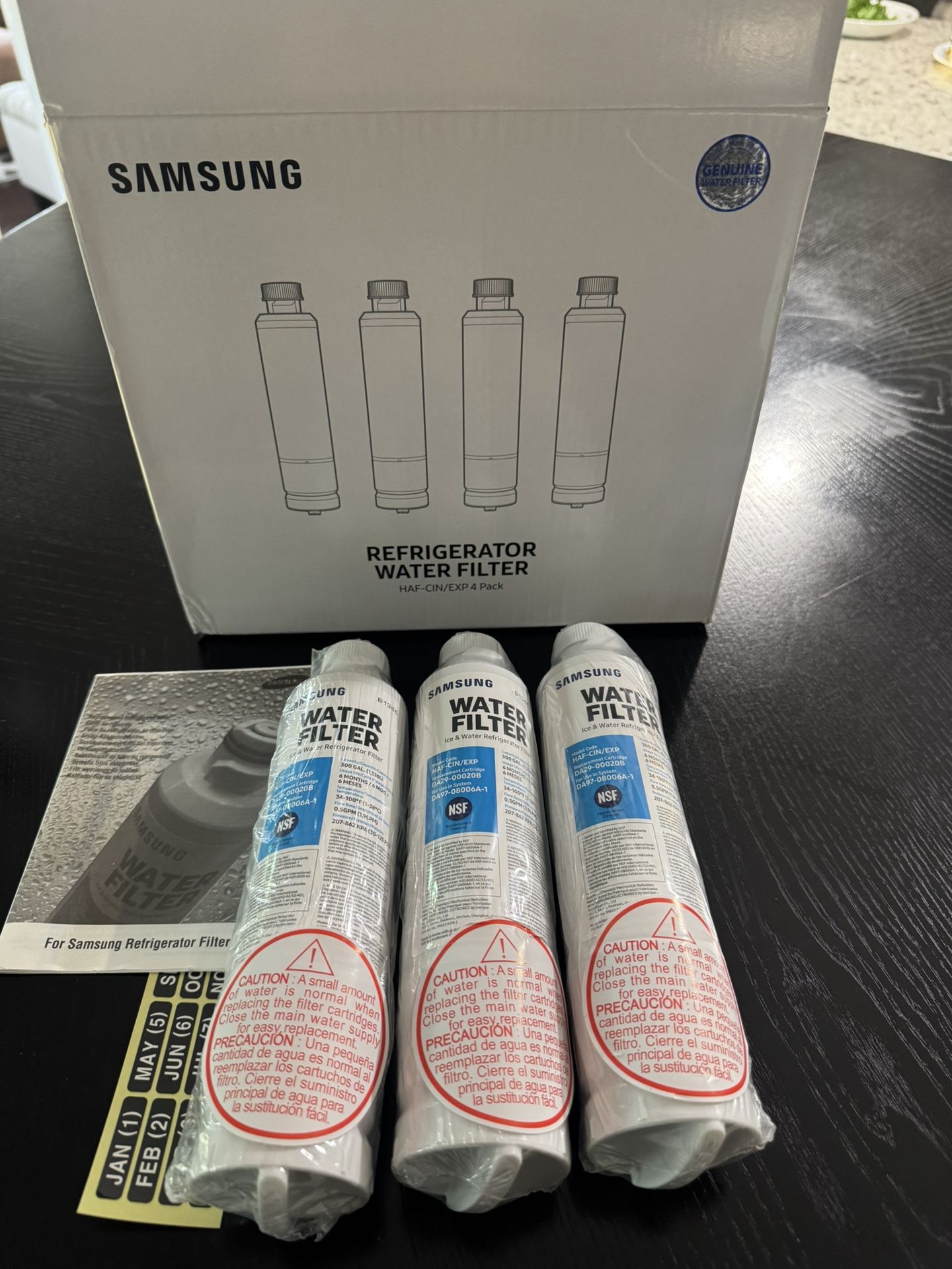 Genuine Samsung DA29-00020B HAF-CIN/EXP Water Filter Fridge DA97-08006A-1