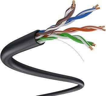 CAT5e Ethernet Cable – 24AWG Solid UTP Unshielded CAT 5E