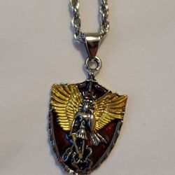 Necklace - San Michael archangel