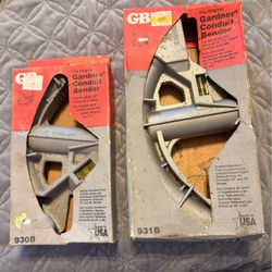 Gardner Conduit Bender Heads 1/2 & 3/4”