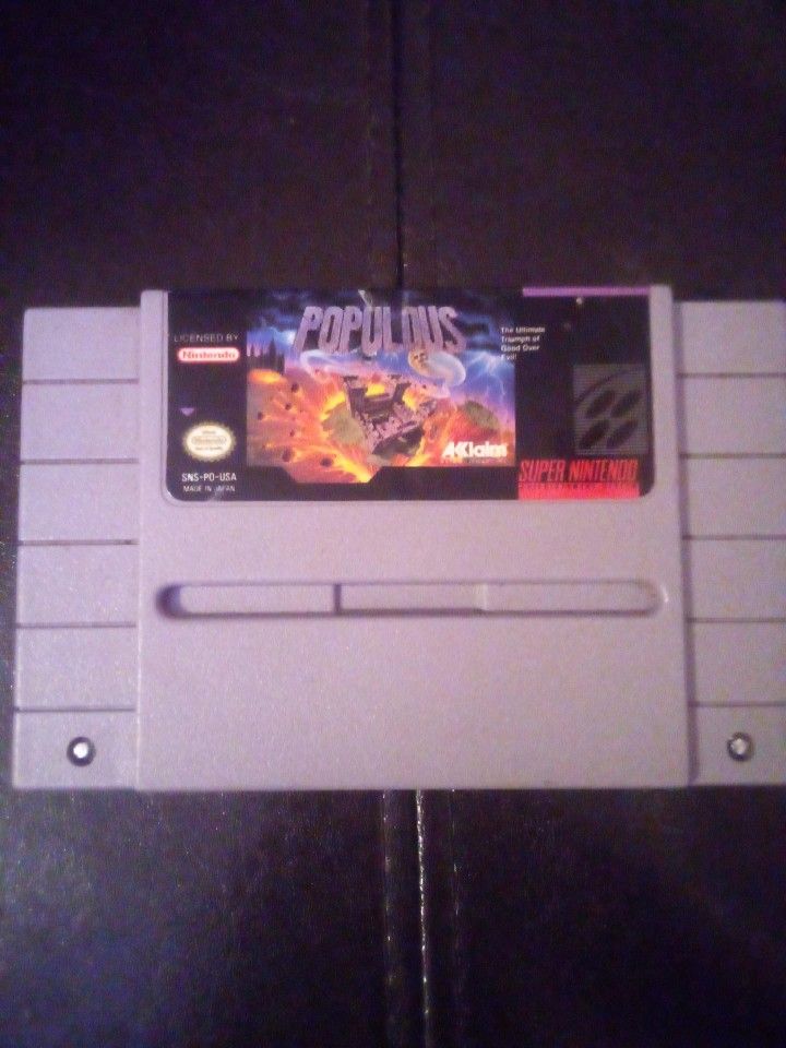 POPULOUS NINTENDO GAME!