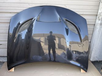 New 2015 - 2023 Dodge Charger Carbon Creations Hellcat Look Hood - Part # 112615 (V)