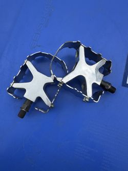 Chrome, 1/2”  Klunker Pedals Fresh Chrome