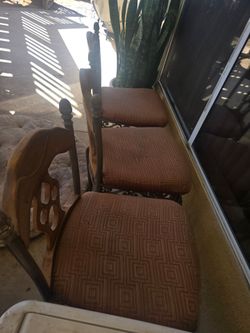 Wrought iron chairs