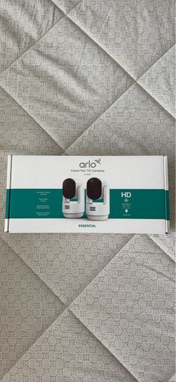 Arlo Essential Indoor Pan Tilt Cameras 2-Pack