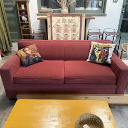Red Fold Out Couch 