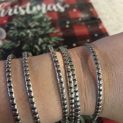 925 Sterling Silver Set Of 6 Pieces 