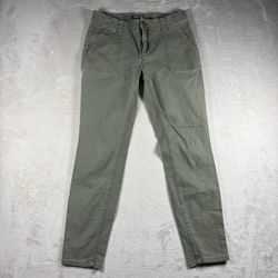 Toad & Co Earthworks Women’s 6 Green Ankle Pants Organic Hiking Utility #3095
