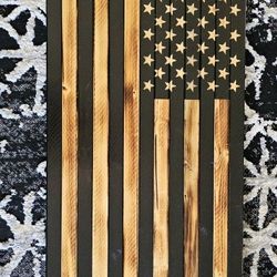 Wooden American Flag