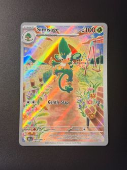Simisage #90 Pokemon Black Bolt
