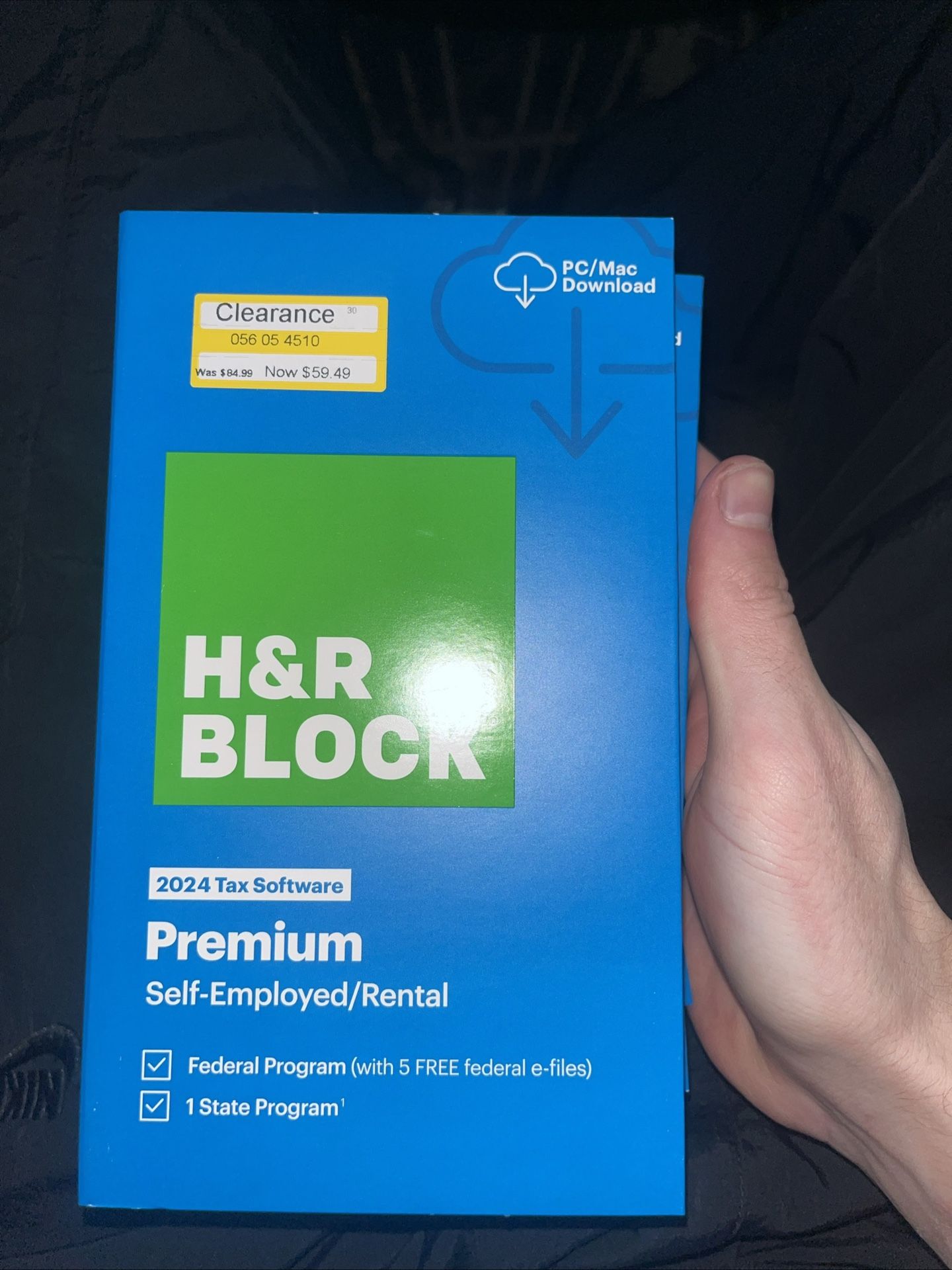 H&R Block 2024 Tax Software Premium Self Employed