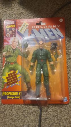 Damaged box: uncanny X-Men professor X savage land