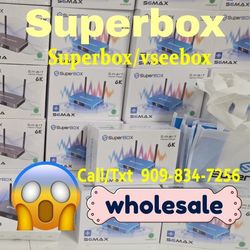  Smart Tv Box  Superbox S6 Max  Super box  S6    wholesale reseller Android 12 ‼