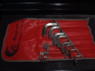Snap-on Hex Key Allen Wrench Set with Red Pouch (C-84 B)