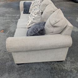Sofa and loveseat