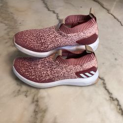 Women s Adidas Laceless Pink and White Shoes for Sale in Orland Park IL OfferUp