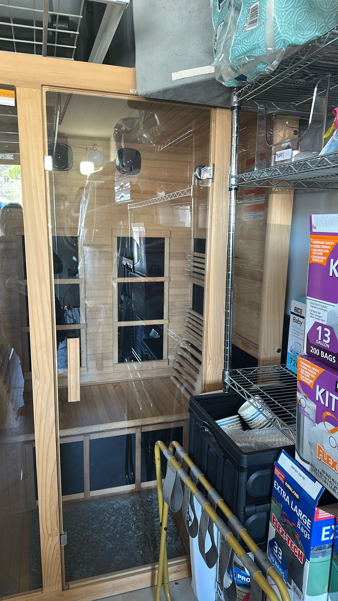 Two seat sauna