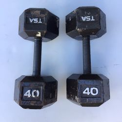 40 lb Dumbbells 