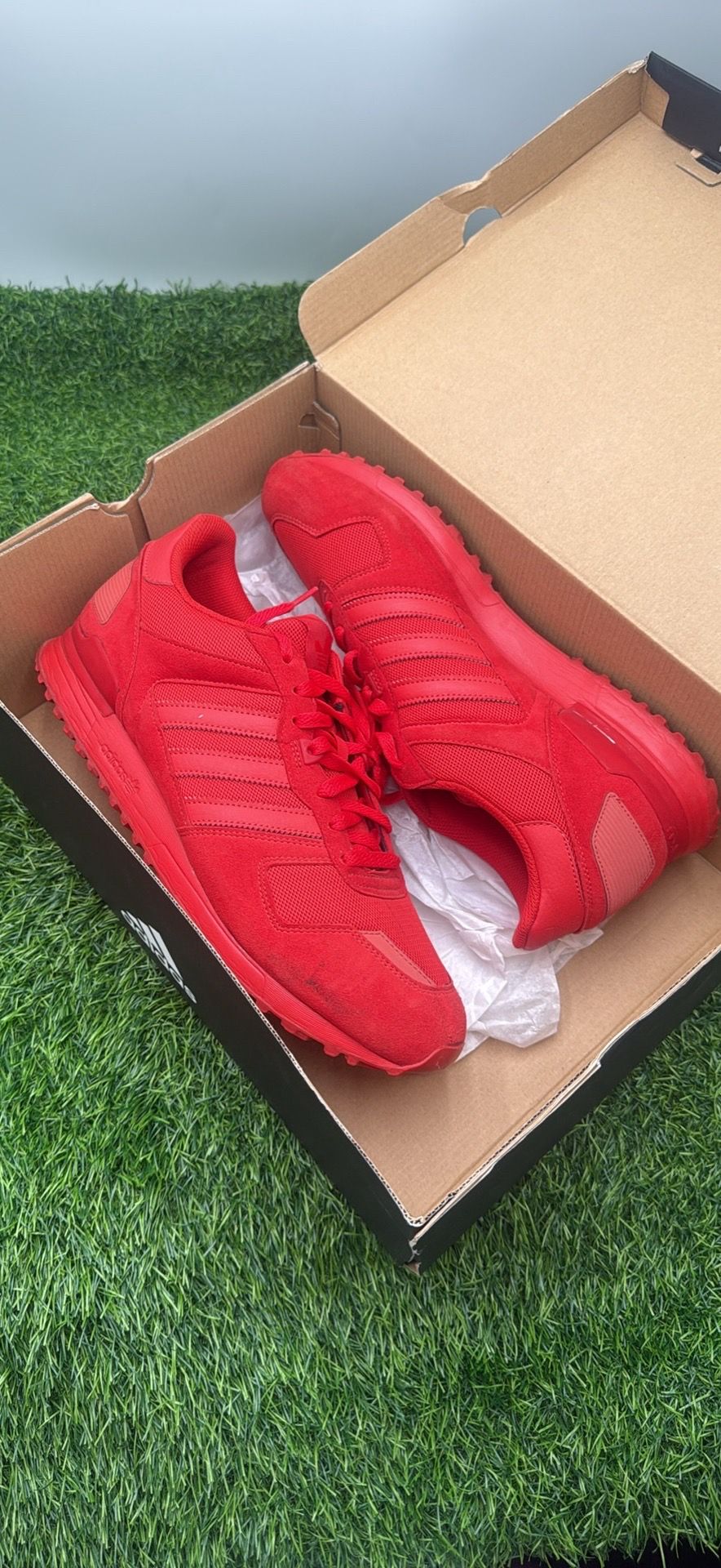 Adidas Red Sneakers Size 13M