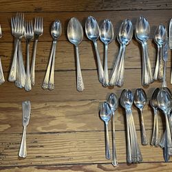 Antique/vintage flatware, silver plated