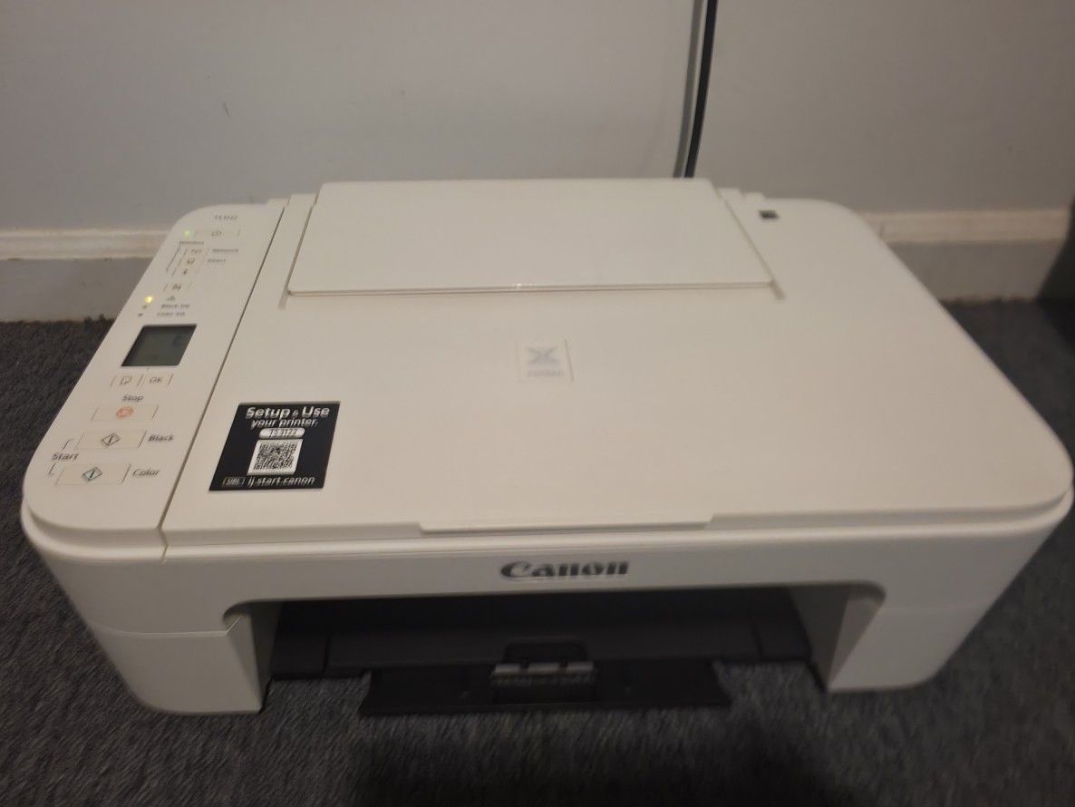 The Canon PIXMA TS3122 is an all-in-one wireless inkjet printer that combines printing, scanning, and copying functions.
