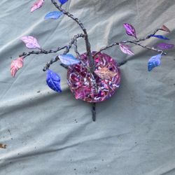 Necklace and jewelry tree for a girl