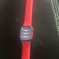 Red Apple Watch series 9