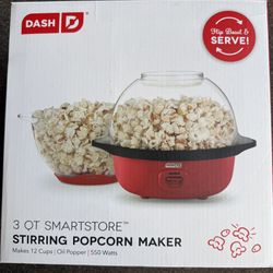 Dash 3 QT SmartStore Stirring Popcorn Maker