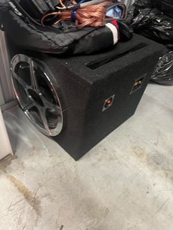 Car Subwoofer Speaker Box with Amplifier