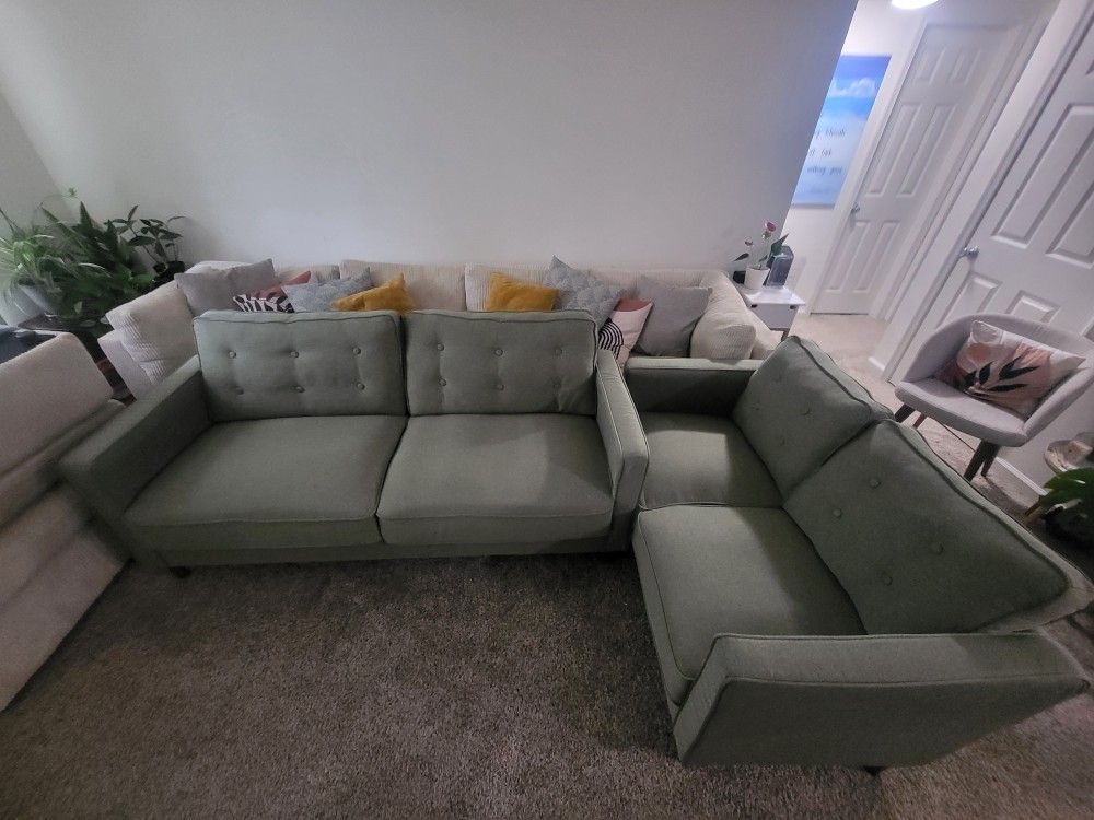 Couch With Love Seat 